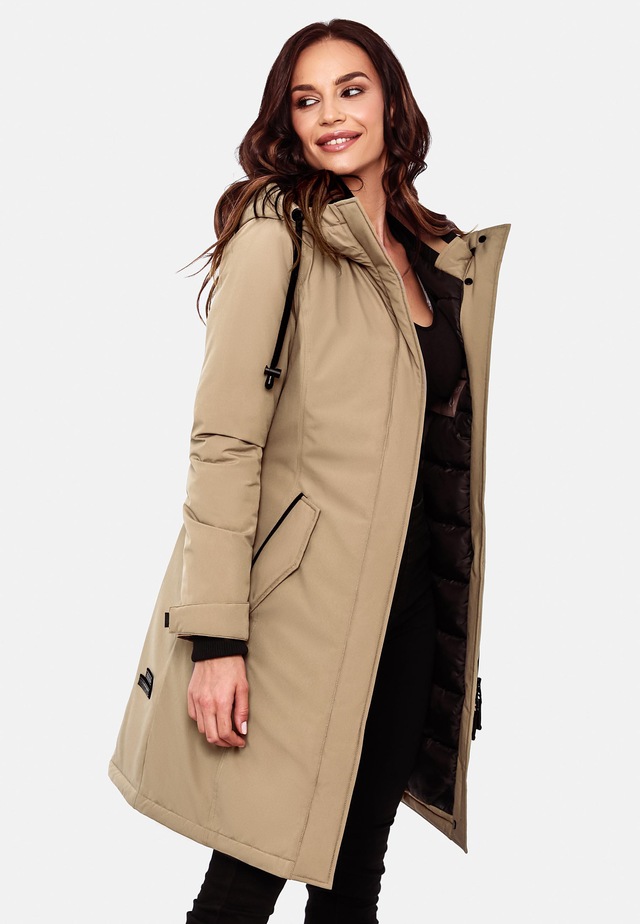 Navahoo Wintermantel »Letiziaa« sportlicher Winterparka mit gefütterter Kapuze