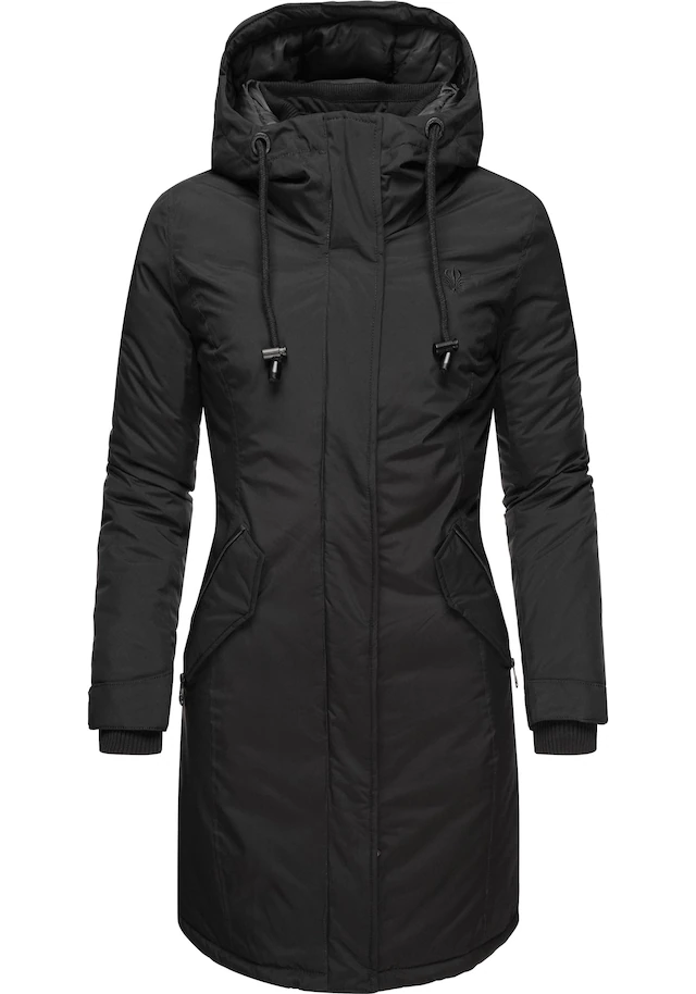 Navahoo Wintermantel »Letiziaa« sportlicher Winterparka mit gefütterter Kapuze