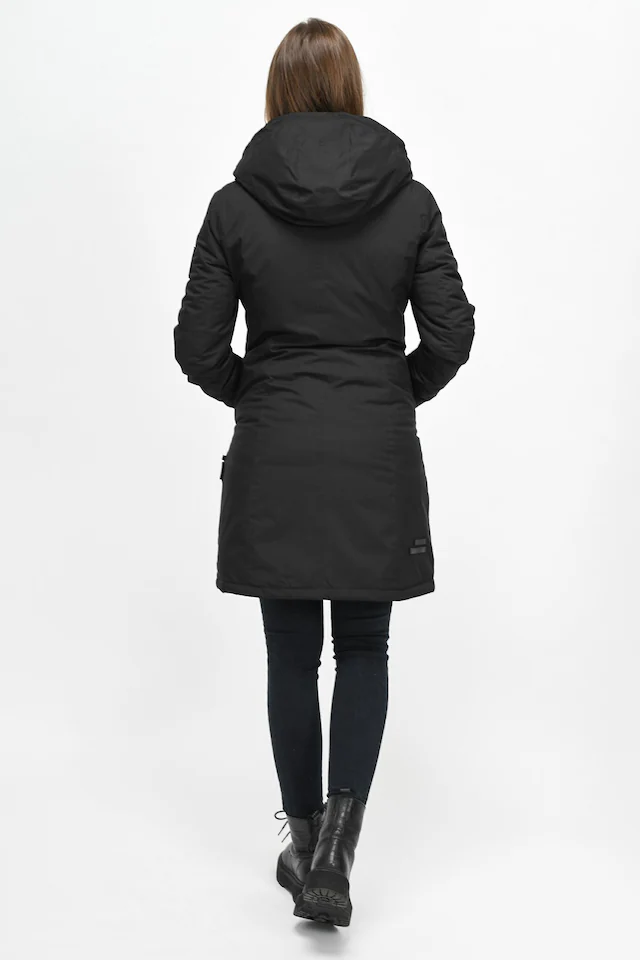 Navahoo Wintermantel »Letiziaa« sportlicher Winterparka mit gefütterter Kapuze