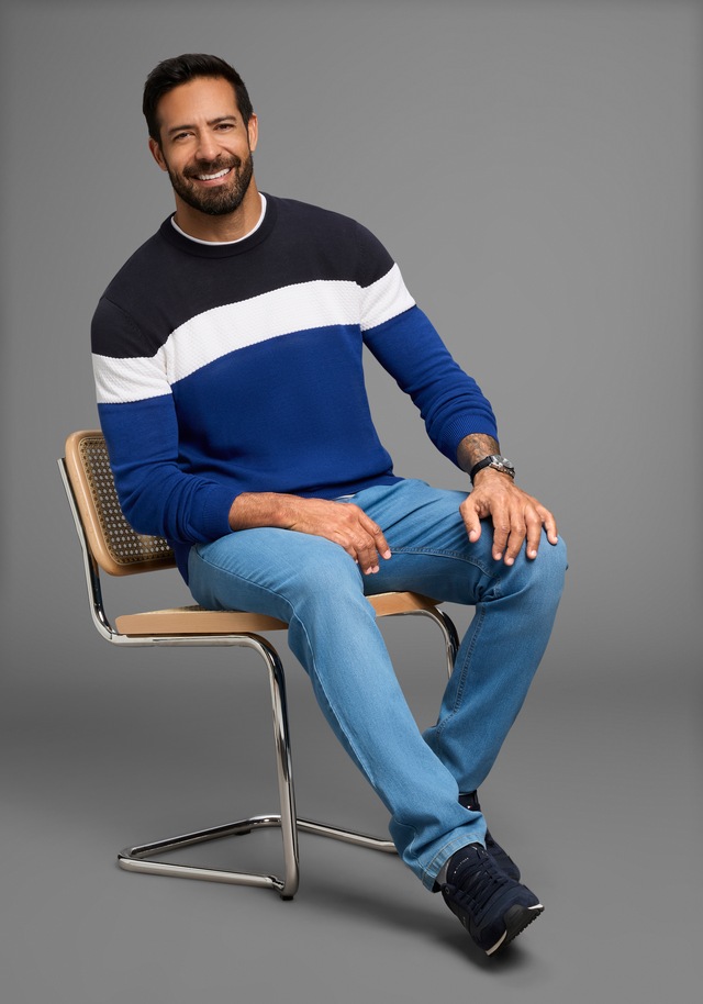 H.I.S Rundhalspullover »neue Farben!« Colorblocking, in leichter Strickqualität