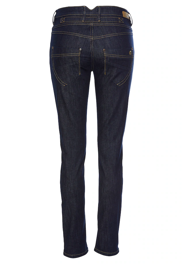 GANG Skinny-fit-Jeans »94MEDINA« mit stylischer halb offener Knopfleiste