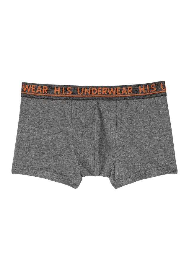 H.I.S Boxer »Boxershorts für Jungen« Packung, 4 Stk. unifarben, mit Logobund, Baumwollmischung