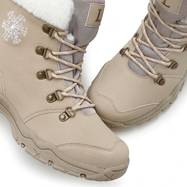 LASCANA Winterstiefelette »Winterboots, Outdoorstiefelette, Stiefel, Stiefelette, Schneestiefel« mit wind-& wasserabweisender Tex-Membran