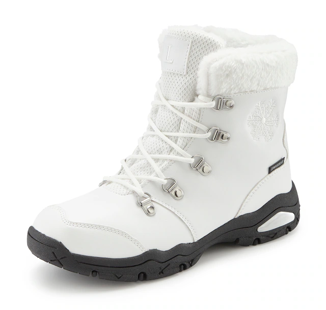 LASCANA Winterstiefelette »Winterboots, Outdoorstiefelette, Stiefel, Stiefelette, Schneestiefel« mit wind-& wasserabweisender Tex-Membran