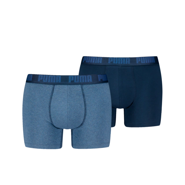 PUMA Boxershorts »PUMA MEN EVERYDAY BASIC BOXERS 2P« Packung, mit Puma Webbund