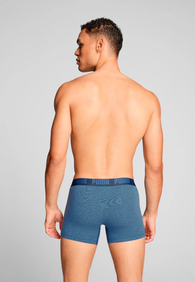 PUMA Boxershorts »PUMA MEN EVERYDAY BASIC BOXERS 2P« Packung, mit Puma Webbund