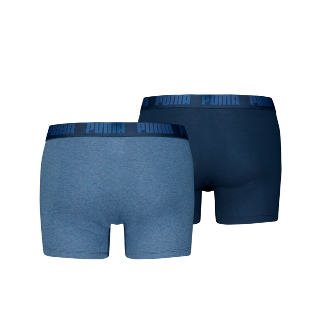 PUMA Boxershorts »PUMA MEN EVERYDAY BASIC BOXERS 2P« Packung, mit Puma Webbund