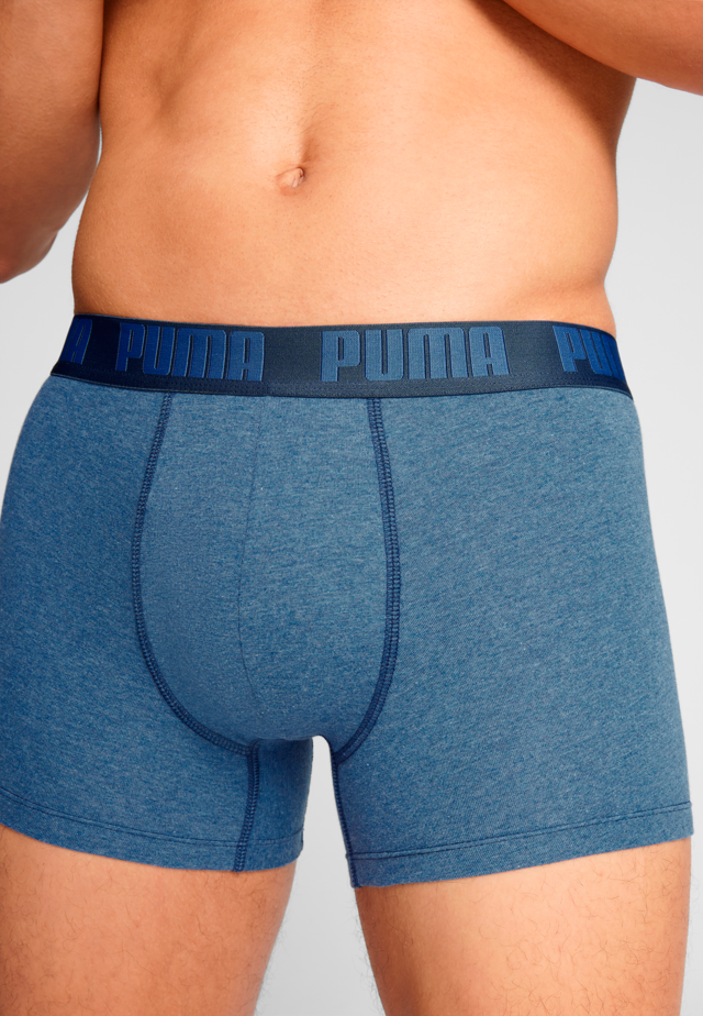 PUMA Boxershorts »PUMA MEN EVERYDAY BASIC BOXERS 2P« Packung, mit Puma Webbund