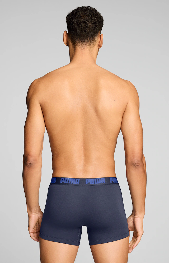 PUMA Boxershorts »PUMA MEN EVERYDAY BASIC BOXERS 2P« Packung, mit Puma Webbund