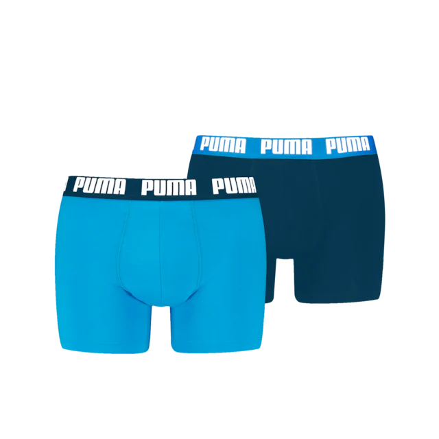 PUMA Boxershorts »PUMA MEN EVERYDAY BASIC BOXERS 2P« Packung, mit Puma Webbund