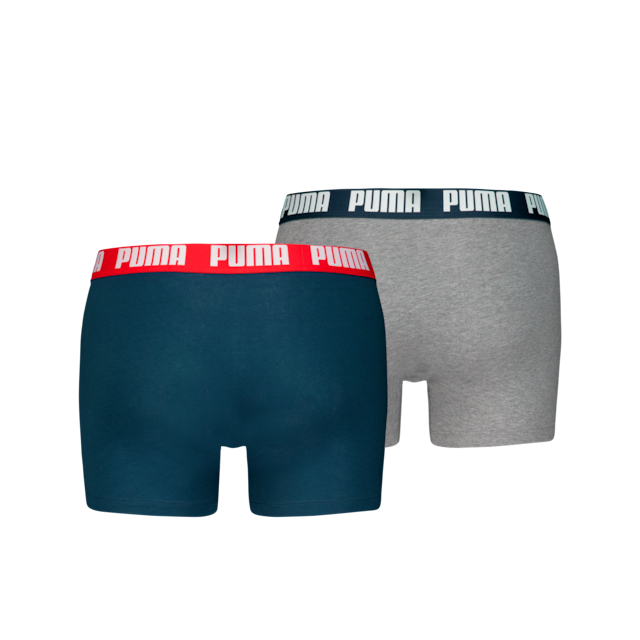 PUMA Boxershorts »PUMA MEN EVERYDAY BASIC BOXERS 2P« Packung, mit Puma Webbund
