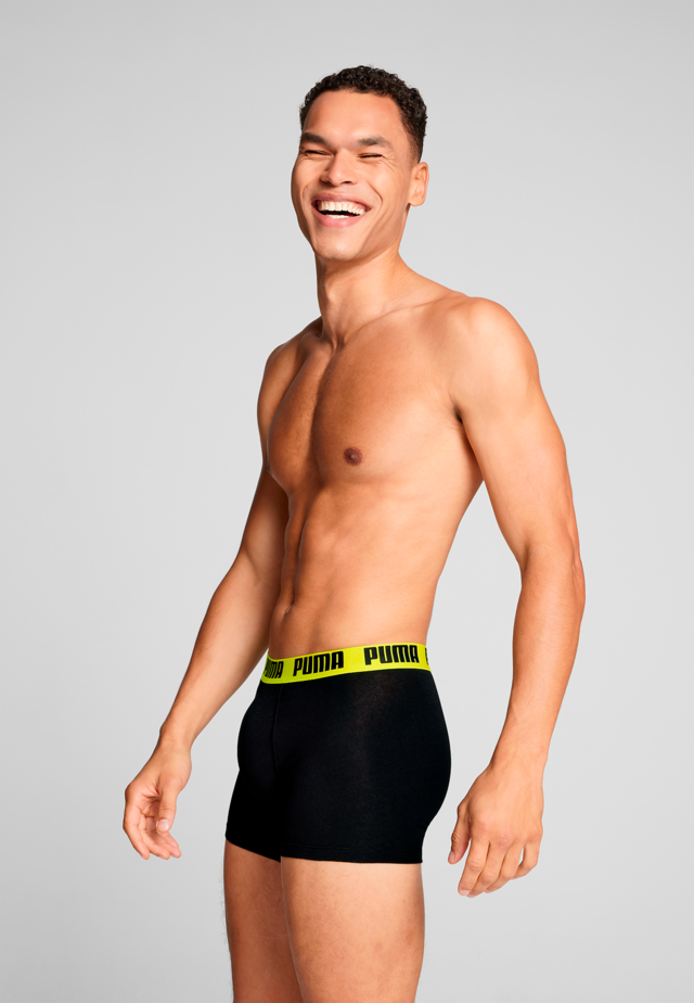 PUMA Boxershorts »PUMA MEN EVERYDAY BASIC BOXERS 2P« Packung, mit Puma Webbund