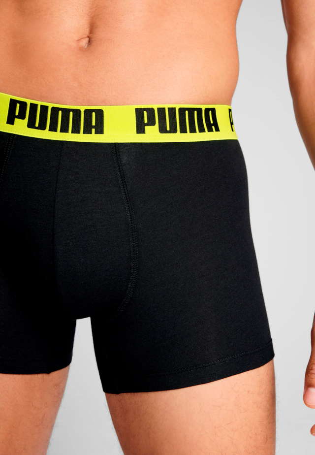 PUMA Boxershorts »PUMA MEN EVERYDAY BASIC BOXERS 2P« Packung, mit Puma Webbund