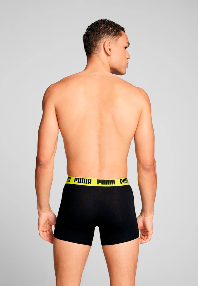 PUMA Boxershorts »PUMA MEN EVERYDAY BASIC BOXERS 2P« Packung, mit Puma Webbund