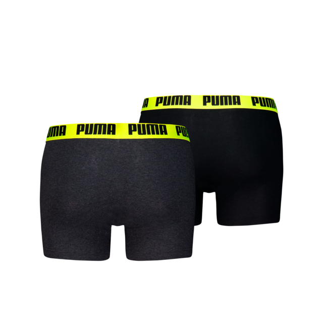 PUMA Boxershorts »PUMA MEN EVERYDAY BASIC BOXERS 2P« Packung, mit Puma Webbund