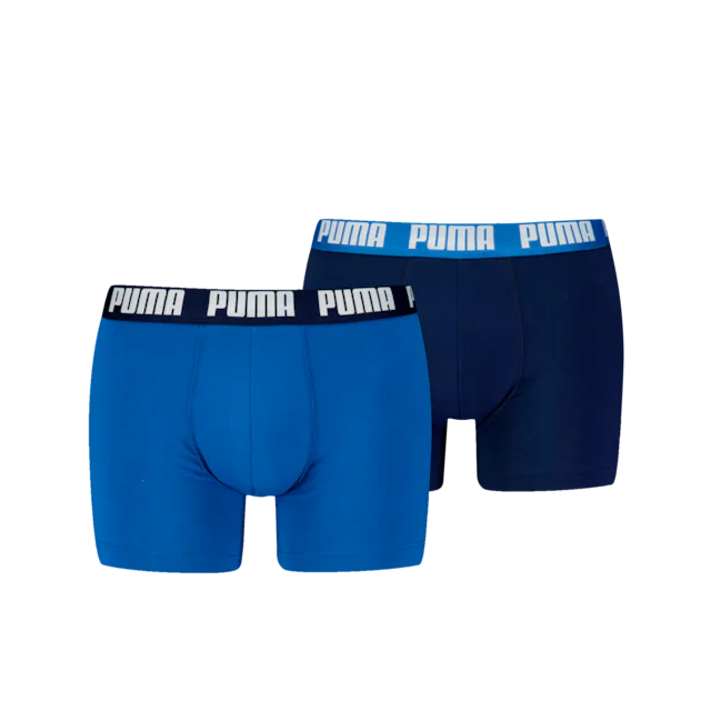 PUMA Boxershorts »PUMA MEN EVERYDAY BASIC BOXERS 2P« Packung, mit Puma Webbund