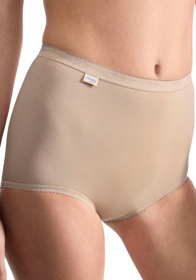sloggi Maxislip »Basic+« perfekter Sitz, Baumwollmix, elastisch, weiche Nähte