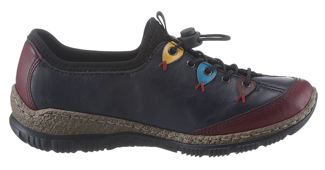 Rieker Slip-On Sneaker Slipper, Schlupfschuh mit sportlichem Schnellverschluß