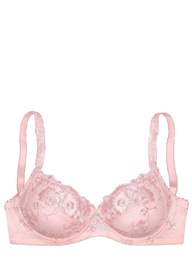 LASCANA Bügel-BH »Spitzen-BH, Dirndl-BH, Wanda« mit Stickerei Spitze, als Dessous-Set kombinierbar, große Größen