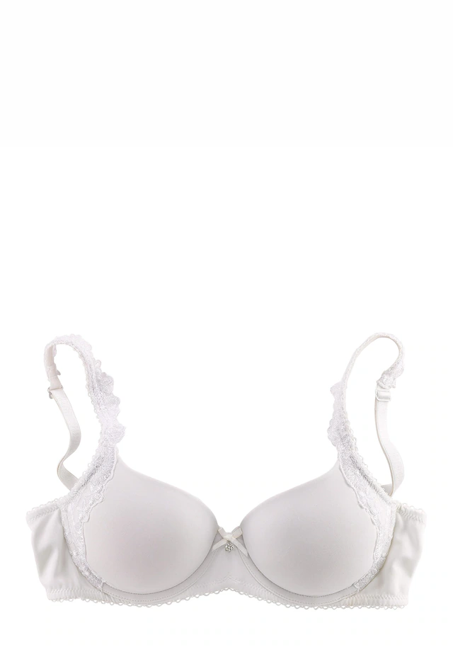 LASCANA Schalen-BH », BH mit Bügel, Dirndl-BH, Wanda« mit seitlicher Stickerei Spitze, als Dessous-Set kombinierbar