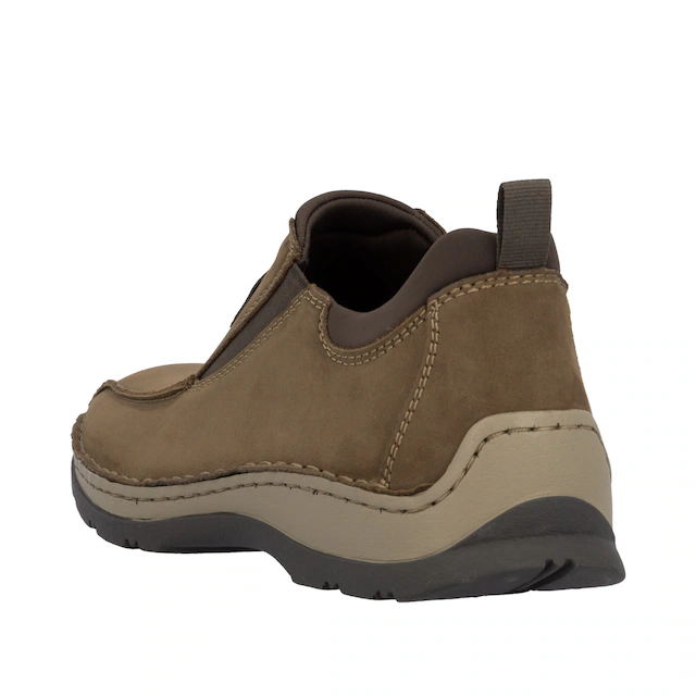 Rieker Slip-On Sneaker Slipper, Schlupfschuh, Halbschuh, Freizeitschuh mit Stretcheinsätze