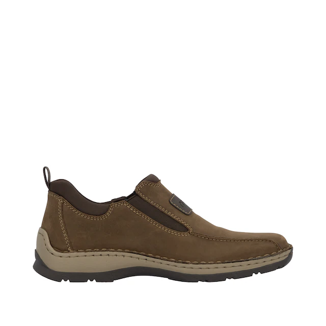 Rieker Slip-On Sneaker Slipper, Schlupfschuh, Halbschuh, Freizeitschuh mit Stretcheinsätze