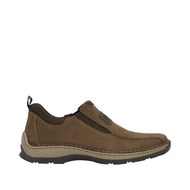 Rieker Slip-On Sneaker Slipper, Schlupfschuh, Halbschuh, Freizeitschuh mit Stretcheinsätze