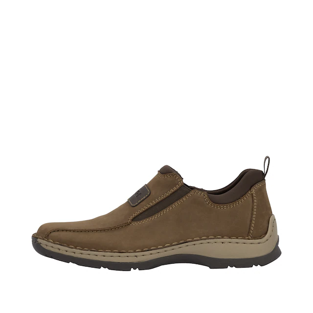 Rieker Slip-On Sneaker Slipper, Schlupfschuh, Halbschuh, Freizeitschuh mit Stretcheinsätze