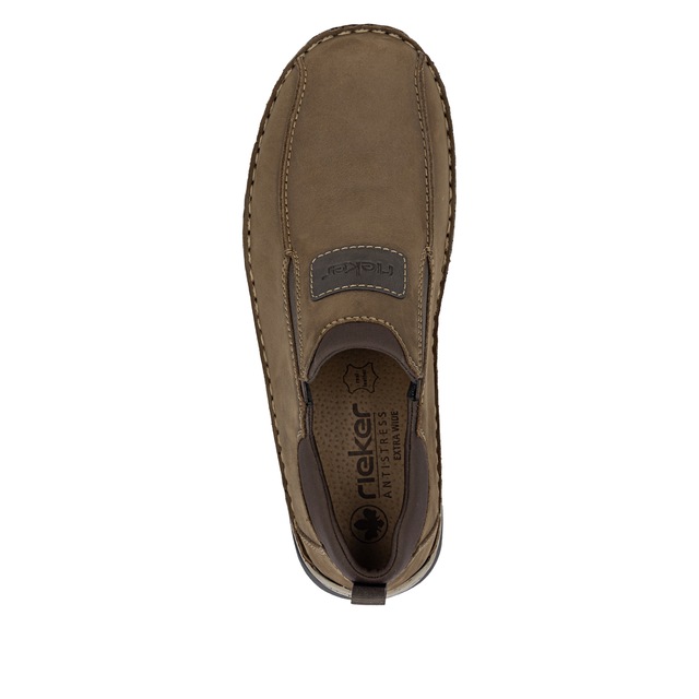 Rieker Slip-On Sneaker Slipper, Schlupfschuh, Halbschuh, Freizeitschuh mit Stretcheinsätze