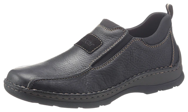 Rieker Slip-On Sneaker Slipper, Schlupfschuh, Halbschuh, Freizeitschuh mit Stretcheinsätze