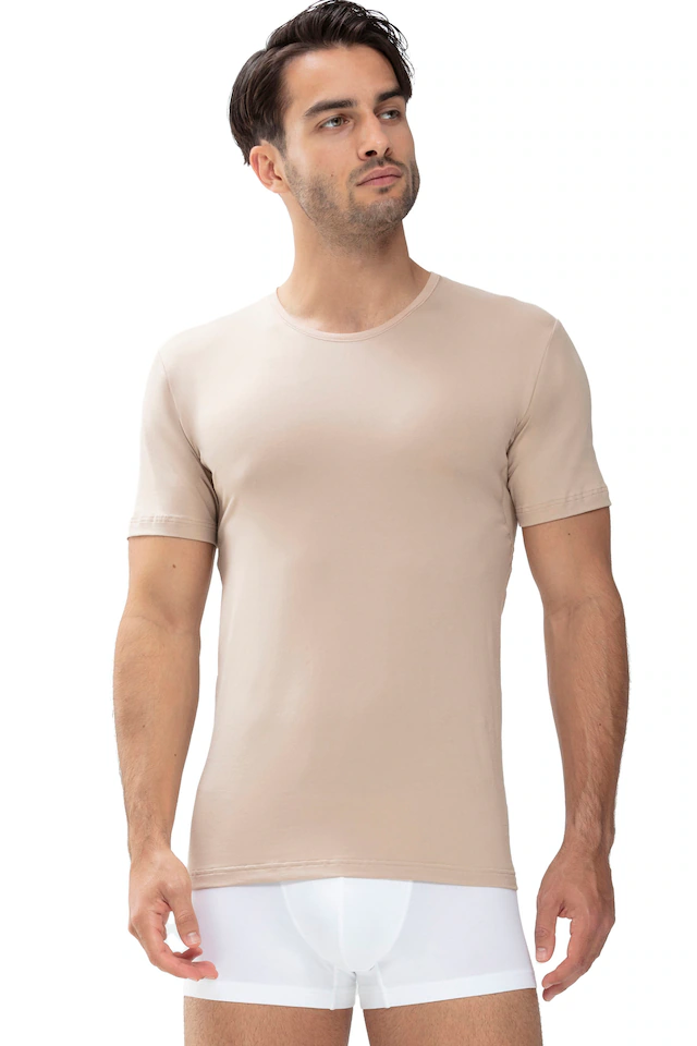 Mey Unterziehshirt »Dry Cotton Functional« Kurzarm, Rundhals-Ausschnitt, Single Jersey, mit extra-langem Rücken