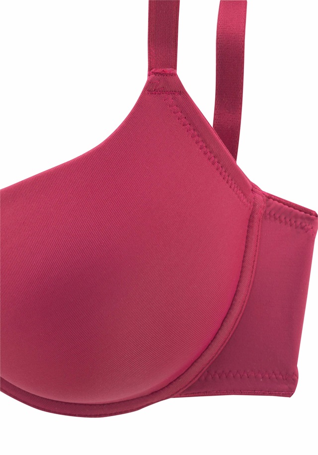 LASCANA Schalen-BH », T-Shirt-BH, Bügel-BH, Ela - perfect basic« aus seidiger Microfaser, bequemer BH, große Größen