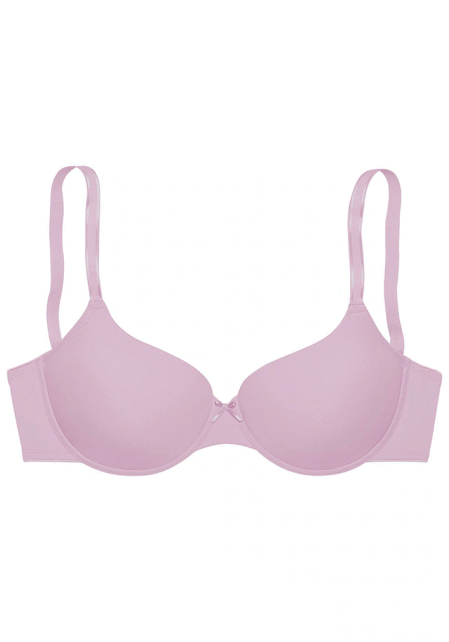 LASCANA Schalen-BH », T-Shirt-BH, Bügel-BH, Ela - perfect basic« aus seidiger Microfaser, bequemer BH, große Größen