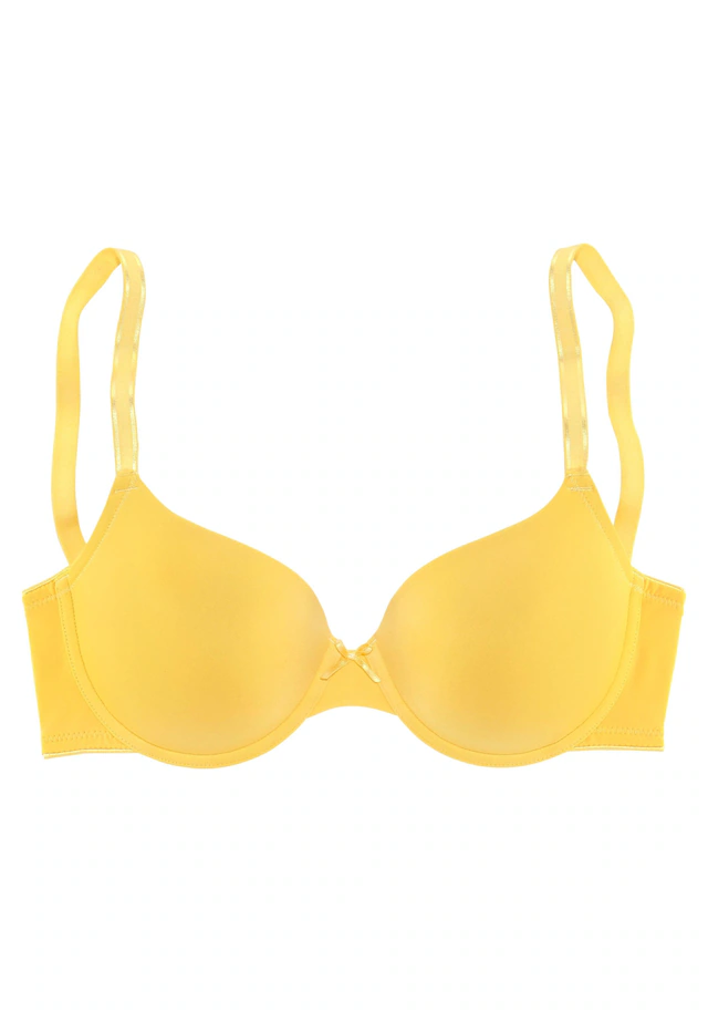 LASCANA Schalen-BH », T-Shirt-BH, Bügel-BH, Ela - perfect basic« aus seidiger Microfaser, bequemer BH, große Größen