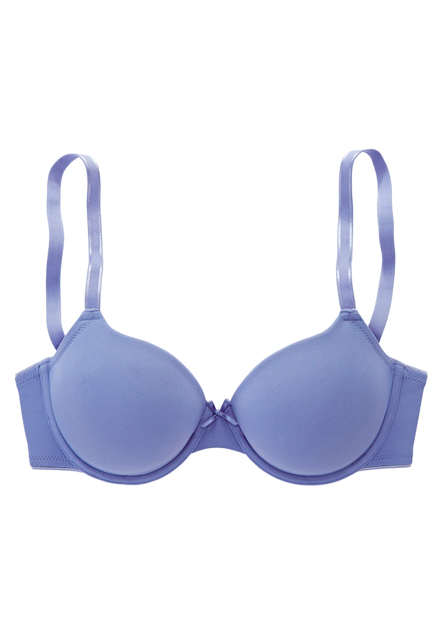 LASCANA Schalen-BH », T-Shirt-BH, Bügel-BH, Ela - perfect basic« aus seidiger Microfaser, bequemer BH, große Größen