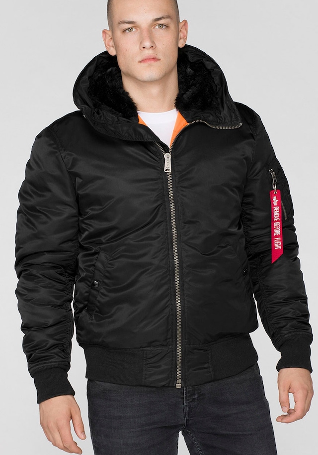 Alpha Industries Bomberjacke »MA-1 HOODED« mit Kapuze