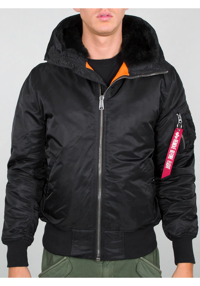 Alpha Industries Bomberjacke »MA-1 HOODED« mit Kapuze