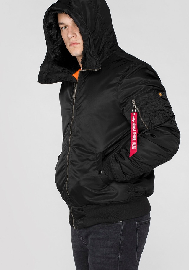 Alpha Industries Bomberjacke »MA-1 HOODED« mit Kapuze