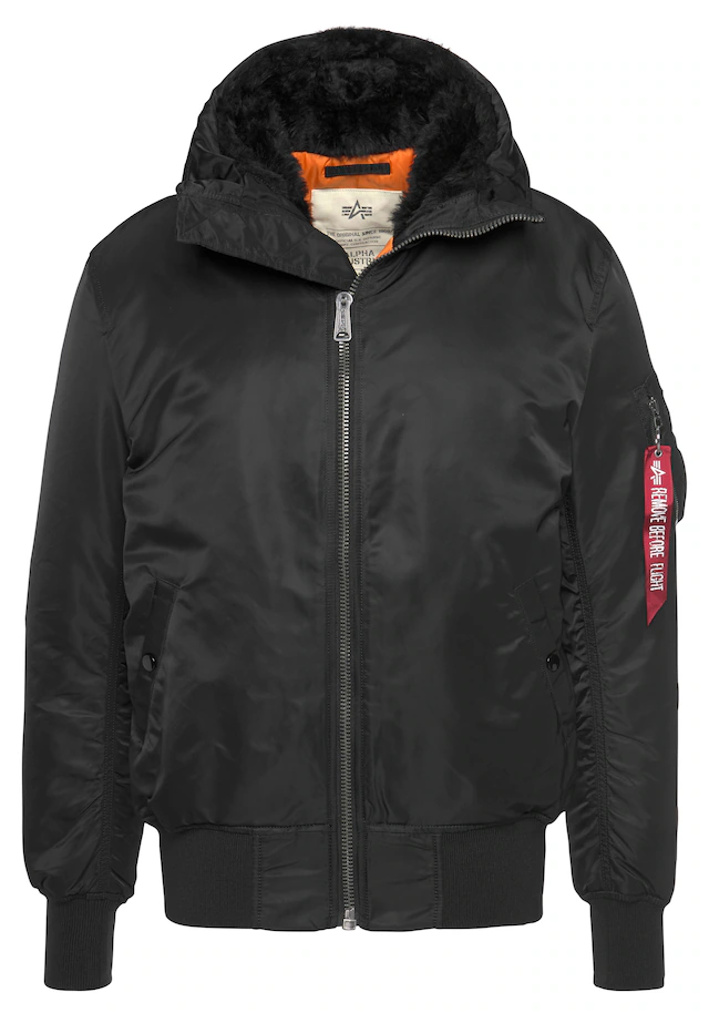 Alpha Industries Bomberjacke »MA-1 HOODED« mit Kapuze
