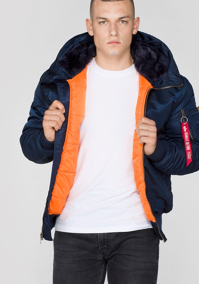 Alpha Industries Bomberjacke »MA-1 HOODED« mit Kapuze
