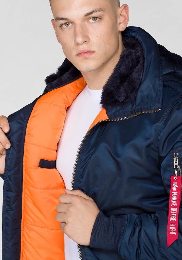Alpha Industries Bomberjacke »MA-1 HOODED« mit Kapuze