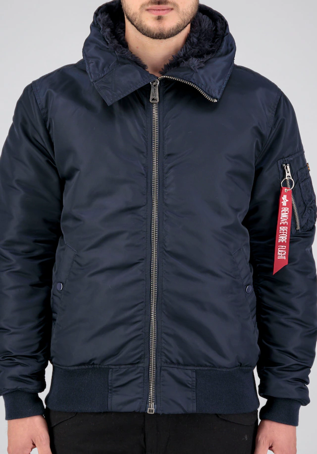 Alpha Industries Bomberjacke »MA-1 HOODED« mit Kapuze