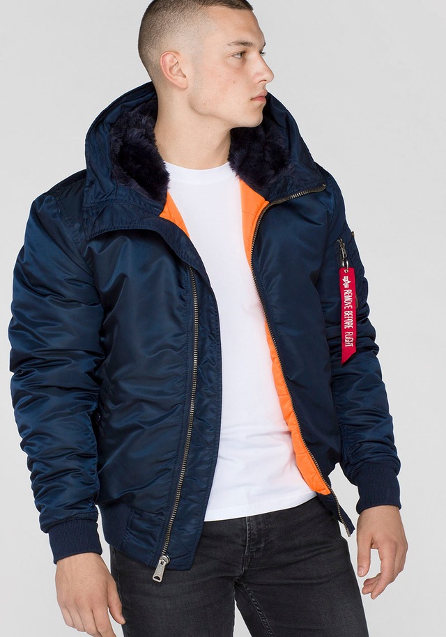 Alpha Industries Bomberjacke »MA-1 HOODED« mit Kapuze