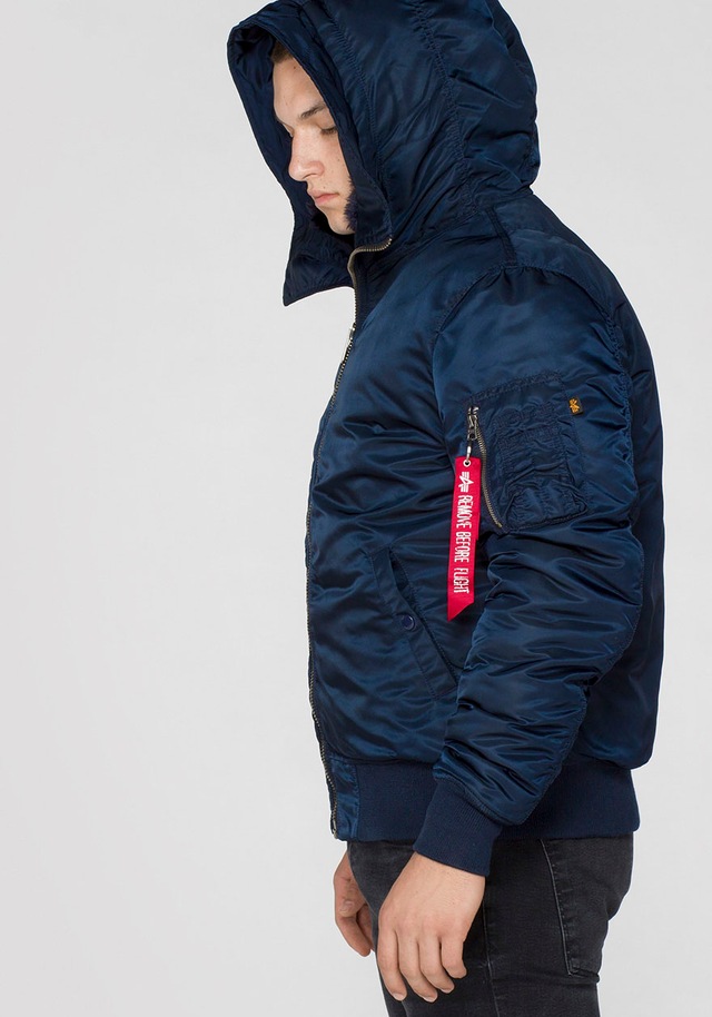 Alpha Industries Bomberjacke »MA-1 HOODED« mit Kapuze