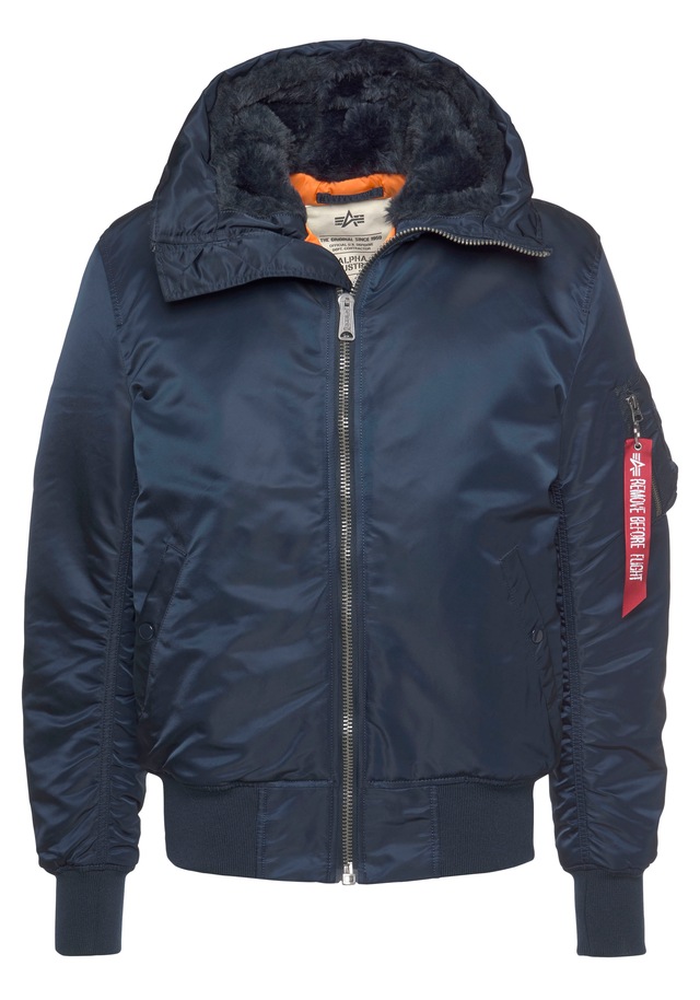 Alpha Industries Bomberjacke »MA-1 HOODED« mit Kapuze