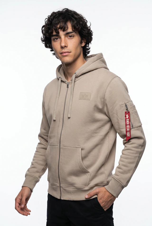 Alpha Industries Kapuzensweatjacke »Back Print Zip Hoody«