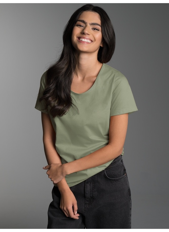 Trigema T-Shirt »TRIGEMA Damen T Shirt aus Biobaumwolle« 1