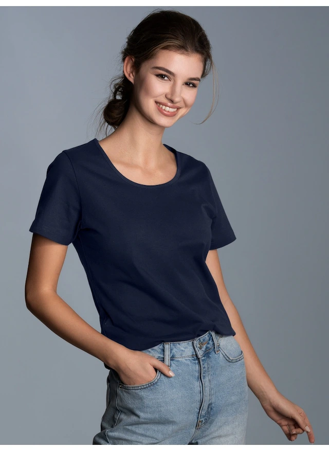 Trigema T-Shirt »TRIGEMA Damen T Shirt aus Biobaumwolle« 1