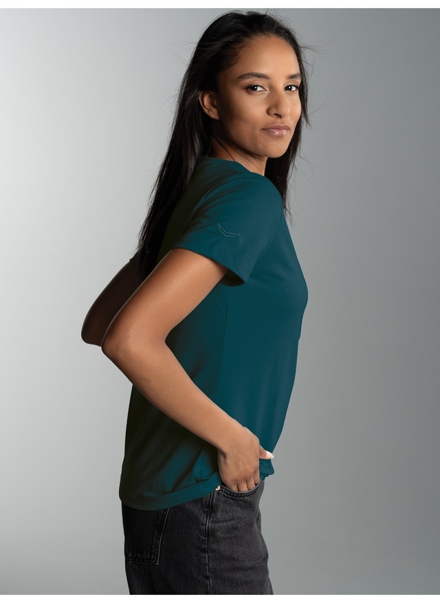 Trigema T-Shirt »TRIGEMA Damen T Shirt aus Biobaumwolle« 1