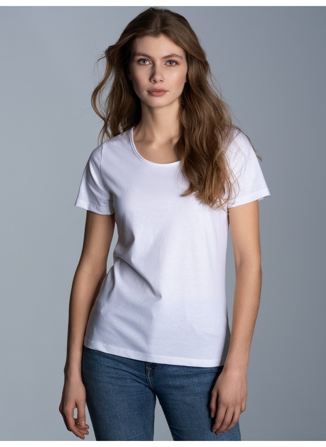 Trigema T-Shirt »TRIGEMA Damen T Shirt aus Biobaumwolle« 1